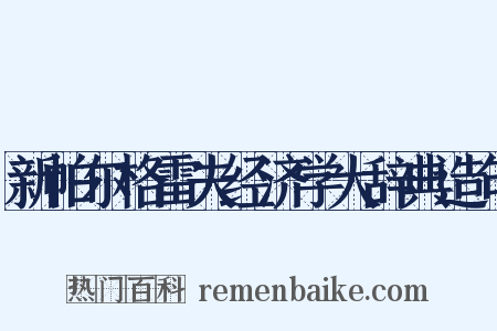 新帕尔格雷夫经济学大辞典造句是什么意思的图片